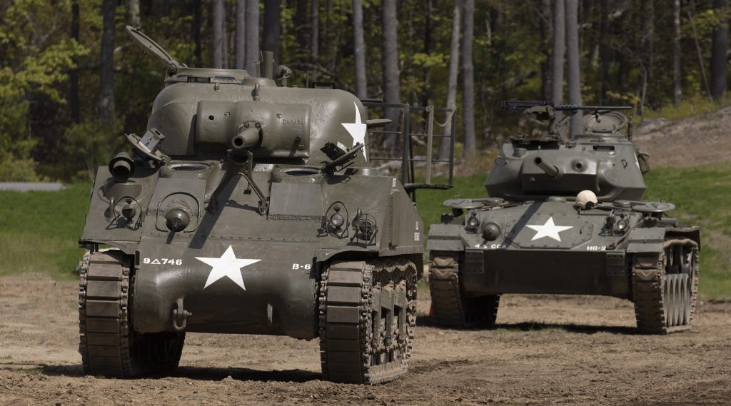 Tank Demonstration Weekend at the American Heritage Museum in Hudson, MA