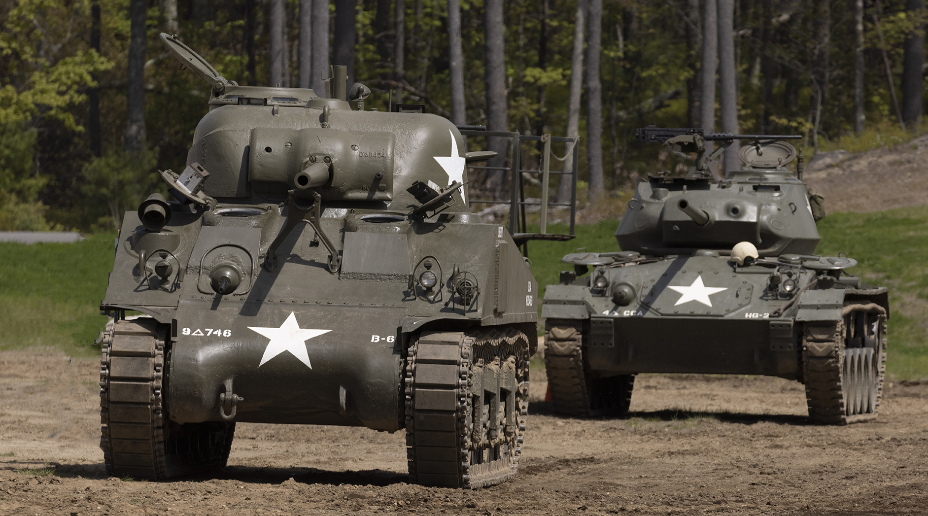 Tank Demonstration Weekend at the American Heritage Museum in Hudson, MA