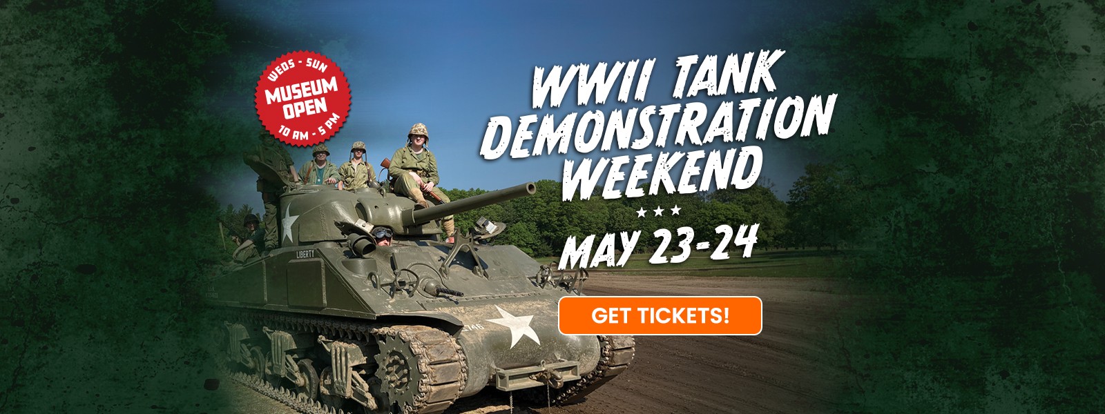 WWII Tank Demonstration Weekend - May 23-24, 2026 - American Heritage Museum